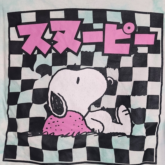 Snoopy Japanese Tie Dye Long Sleeve Shirt - Picture 8 of 8